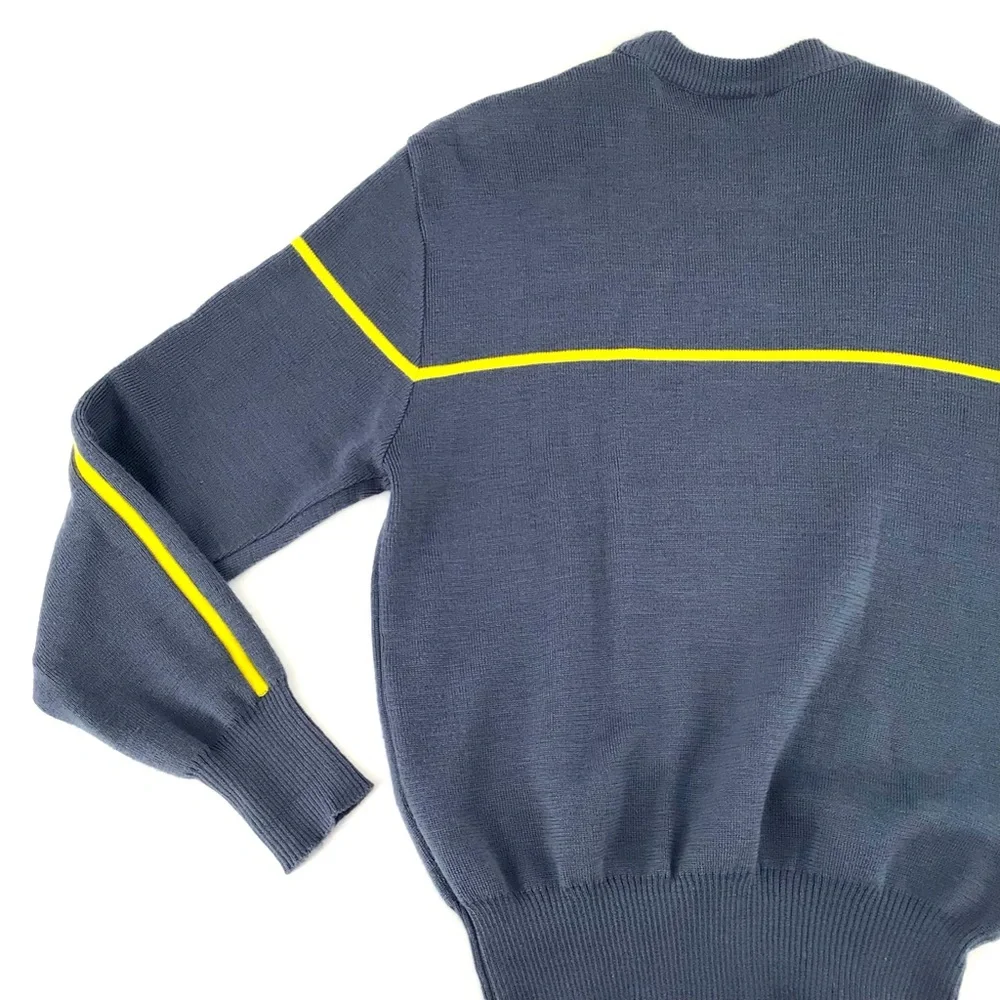 Obermeyer Mens Rusty Gray Wool Blend Pullover Sweater Size Medium